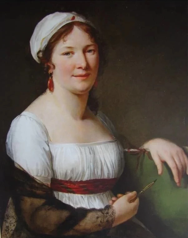Constance Marie Charpentier - Ritratto di donna con penna